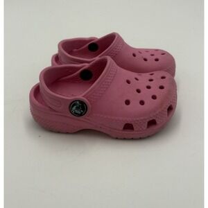 Crocs Toddler Girl Slip On Clogs Pink 6C
